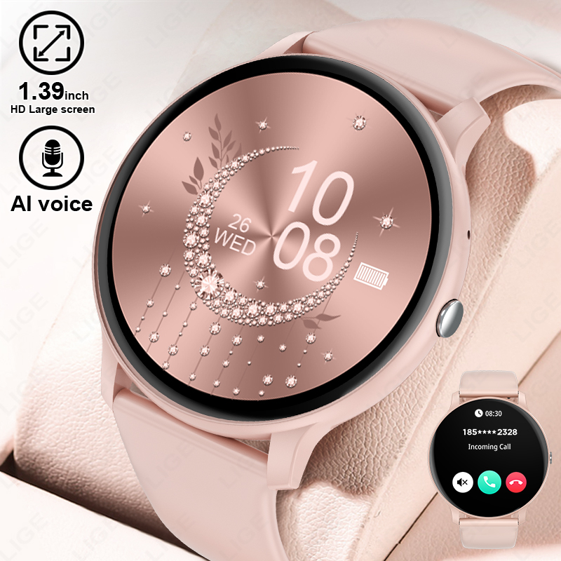 Smartwatch Ladies Watches For Women - LIGE Smart Watch Women Men Bluetooth