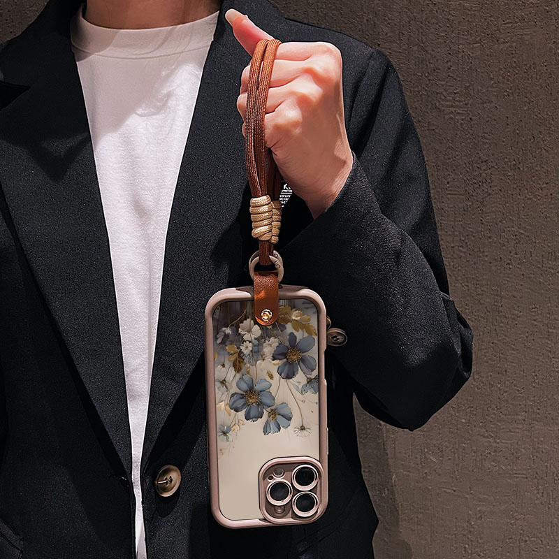Blue Flower Lanyard Strap Rope - Samsung Galaxy Strap 评论和价格