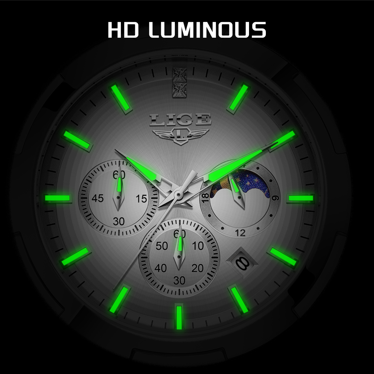 LIGE Top Brand Luxury Watch Wo - Smartwatch Watches For Women Branded 评论和价格
