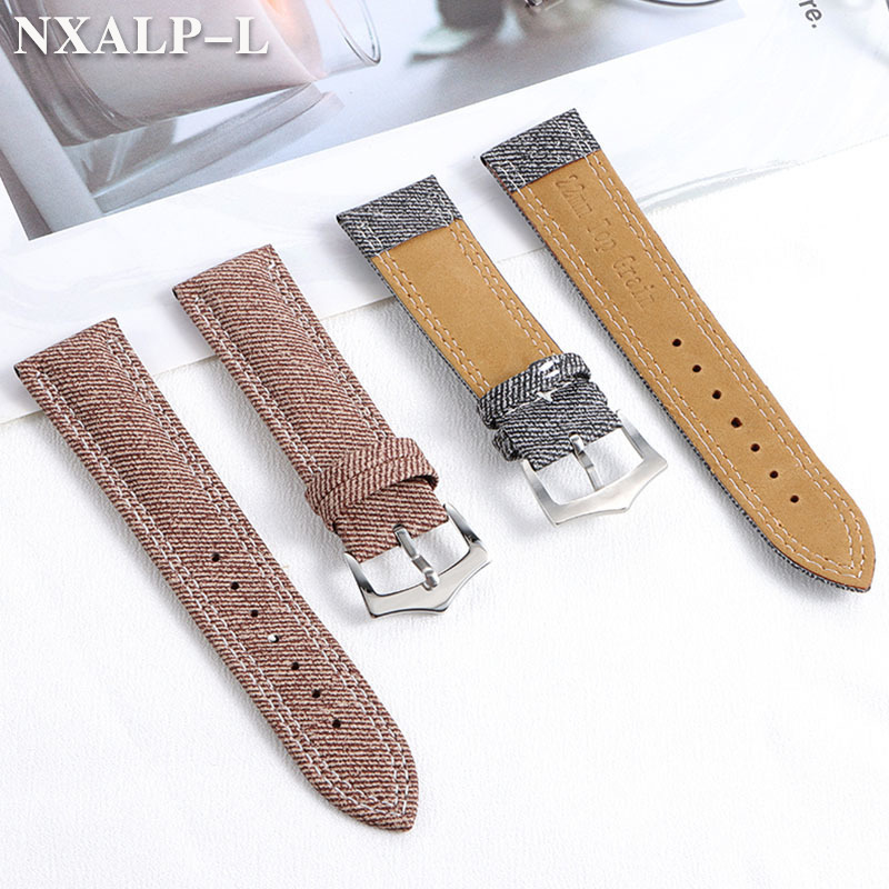 Denim Canvas Nylon Watch Strap - Seiko Watches Smartwatch 评论和价格