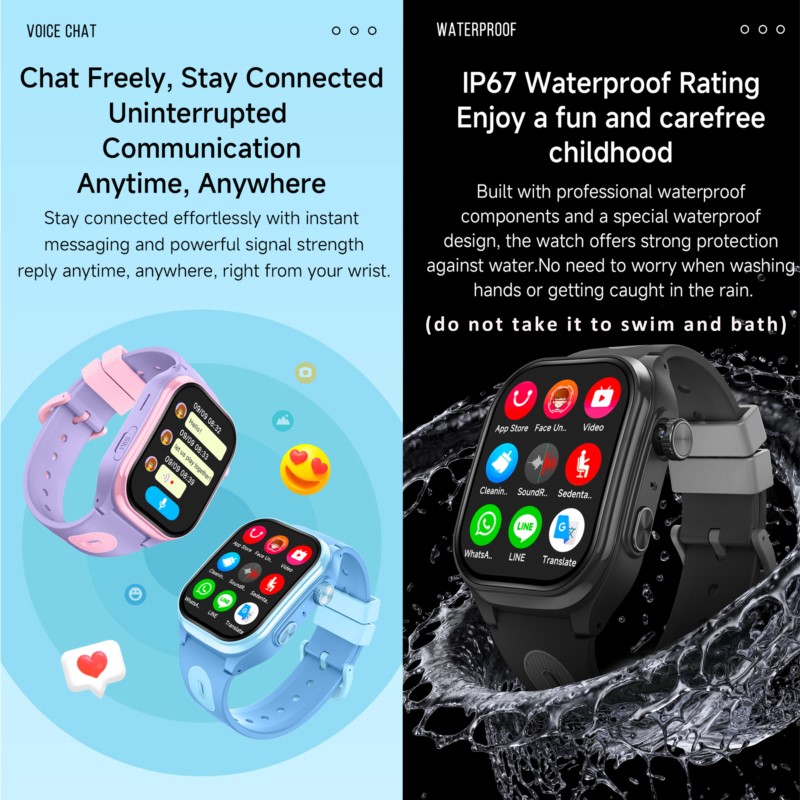 Kids 4G Smartwatch with 2.0 In - Smartwatch Watches For Girls 评论和价格