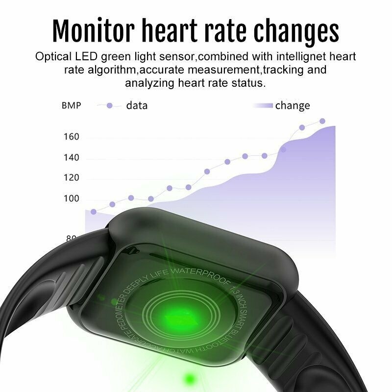 Y68 Smart Watch Men Women Hear - Watch Smart Y68 评论和价格