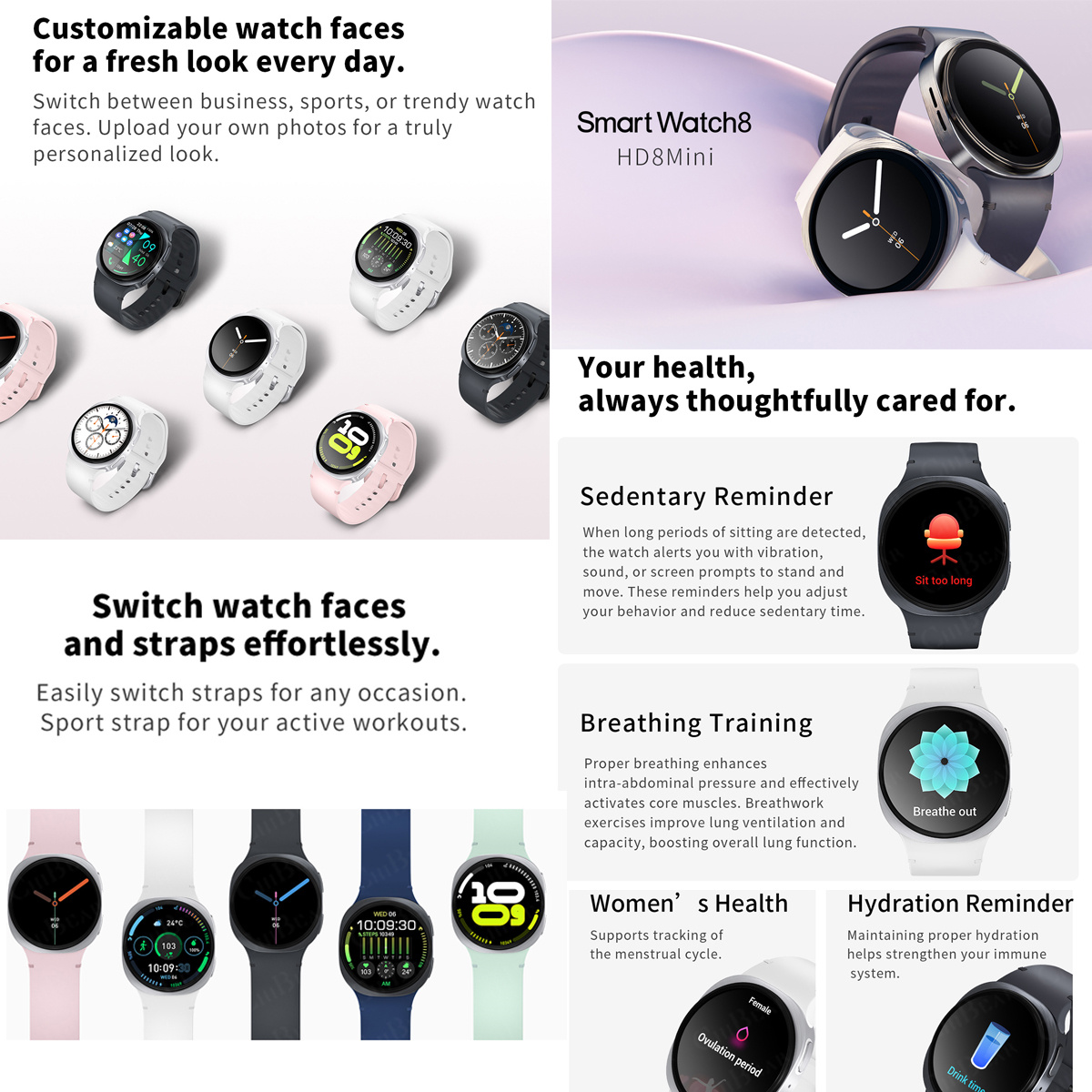 2026 New Watches 8 Mini GPS Tr - Smartwatch Watches Price 评论和价格