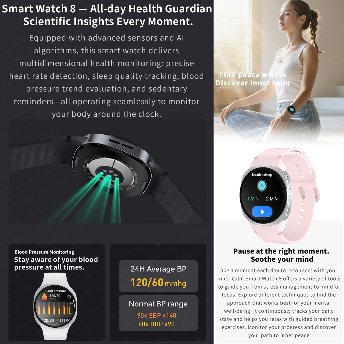 2026 New Watches 8 Mini GPS Tr - Smartwatch Watches Price 评论和价格