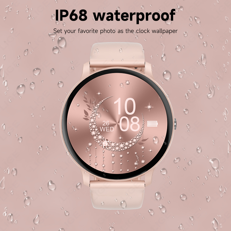 LIGE Smart Watch Women Men Blu - Smartwatch Ladies Watches For Women 评论和价格