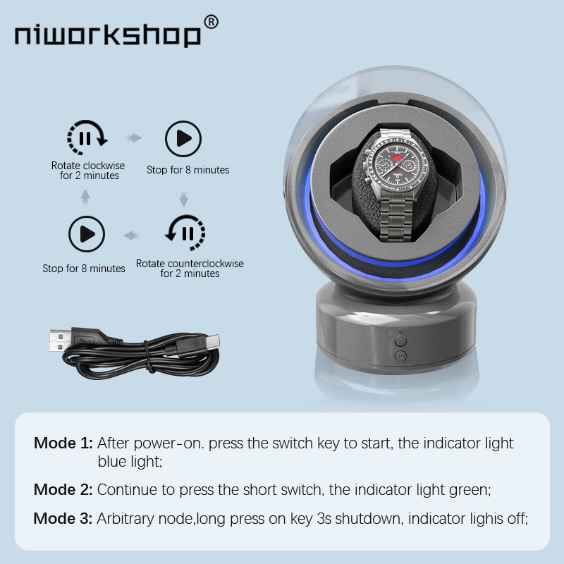 Niworkshop Automatic Watch Win - Watch Winder Single 评论和价格