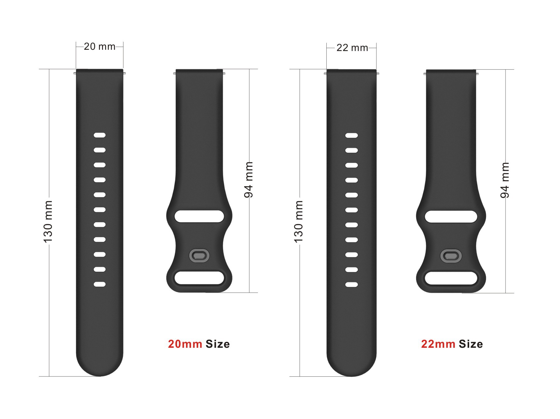 20mm 22mm Silicone wristband F - Titan Watches Smartwatch 评论和价格
