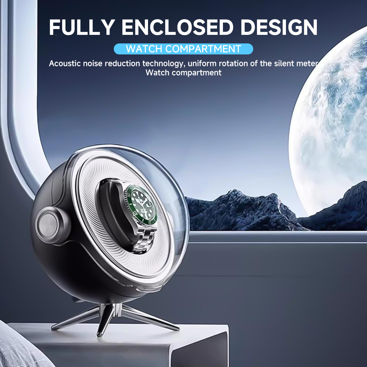 High End Silent Breathing Ligh - Watch Winder Single 评论和价格