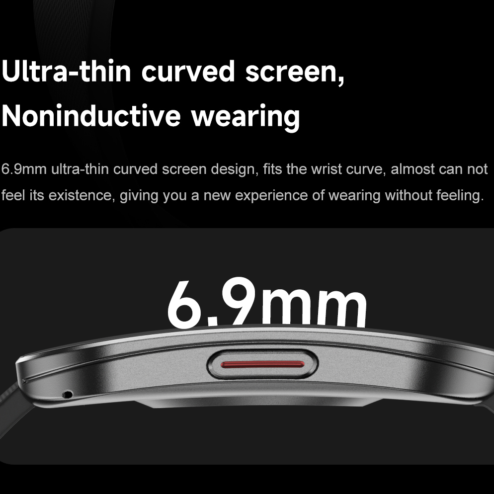 Amoled Ultra-thin Curved Water - Smartwatch Health Watches For Women 评论和价格