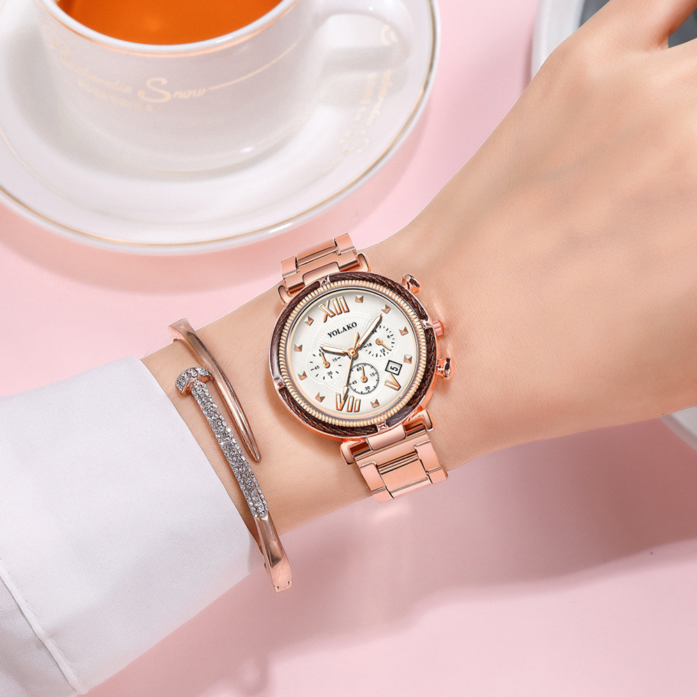 Fashion 5pcs Watch Set Women B - Minimalist Thin Watch 评论和价格