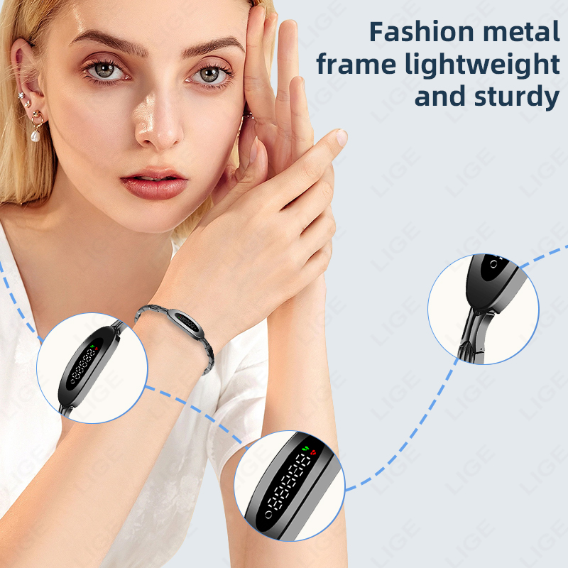 LIGE Men Smart Bracelet for Co - Couple Watches Smartwatch 评论和价格
