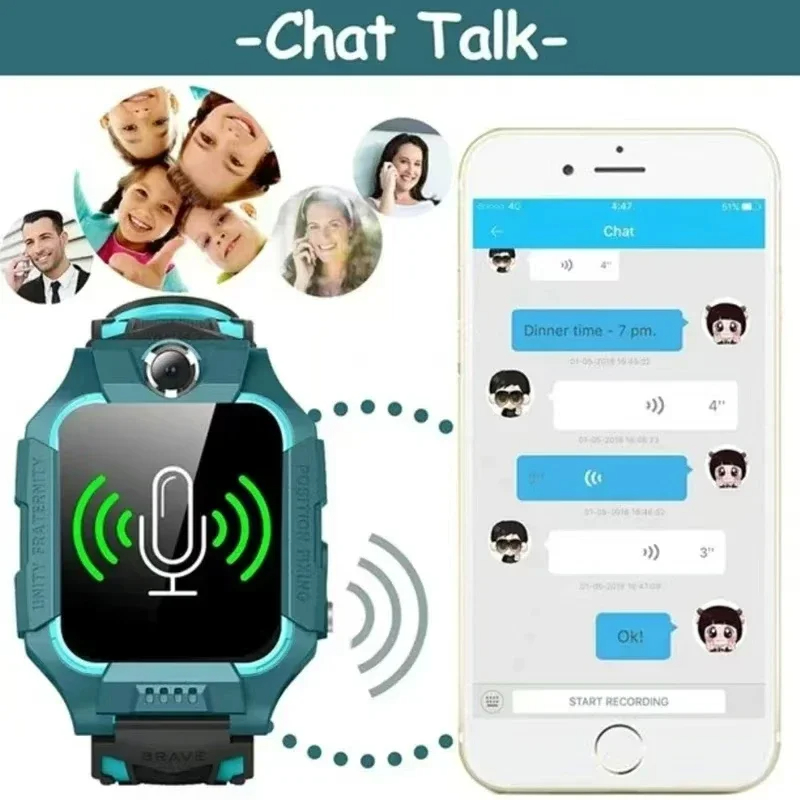 Lenovo 5G Kids Smart Watch Gif - Smartwatch Watches Price 评论和价格