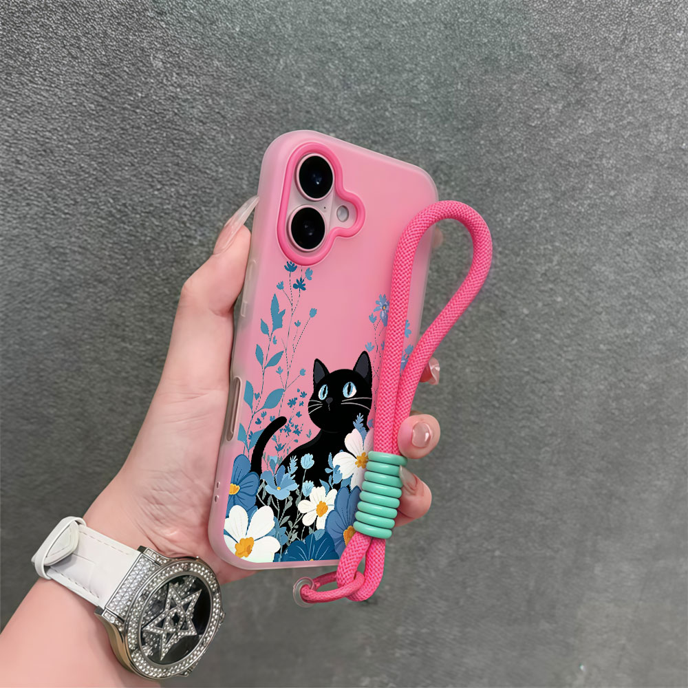 Cat Cute Floral Korean Phone C - Samsung Galaxy Strap 评论和价格