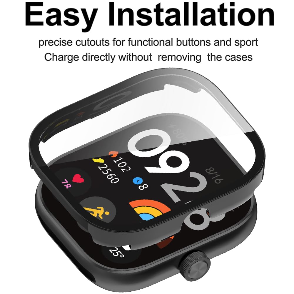 Tempered Glass+Case For Xiaomi - Smartwatch Watches For Mens 评论和价格