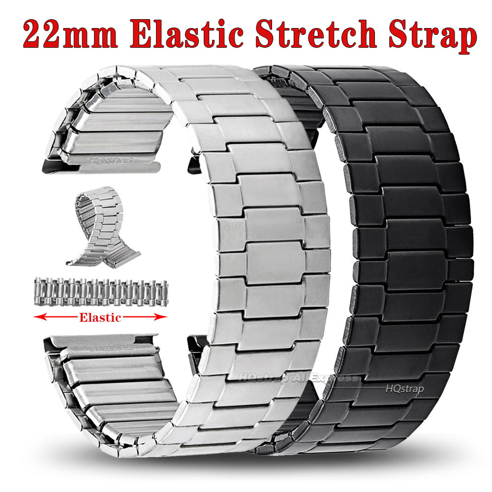 Elastic Steel Watch Strap 22mm - Seiko Watches Smartwatch 评论和价格
