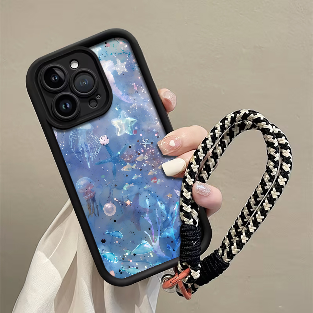 Blue Purple Jellyfish Strap Ro - Samsung Galaxy Strap 评论和价格