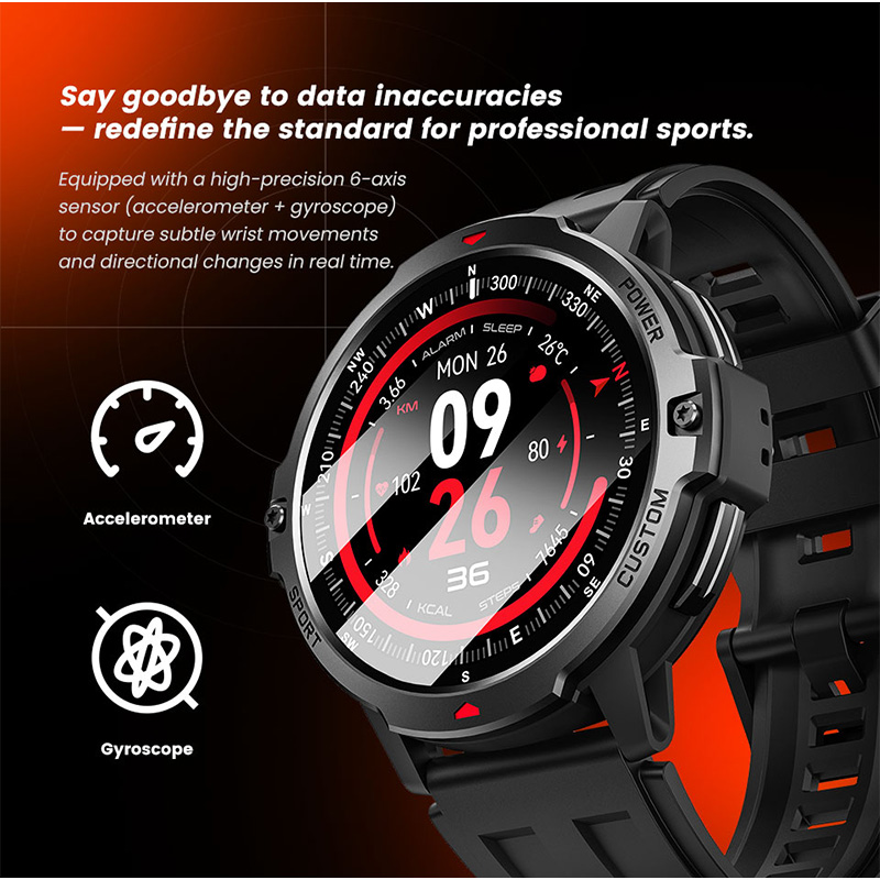 NEW 6-Axis Gyroscope Military  - Timex Watches Smartwatch 评论和价格