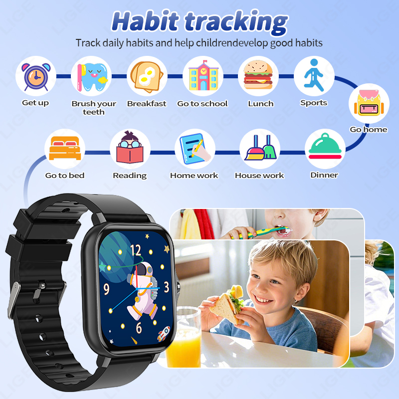 LIGE 2025 Audiobook Children S - Smartwatch Digital Watches For Kid Girl 评论和价格