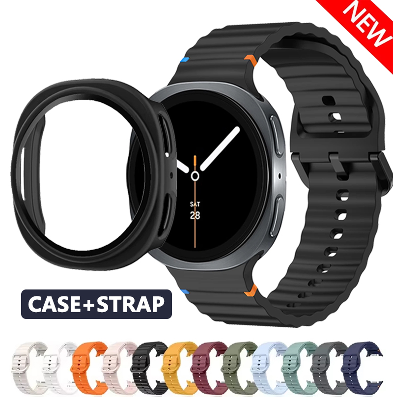 Hollow case+Official Silicone  - Smartwatch Samsung Watches For Men 评论和价格