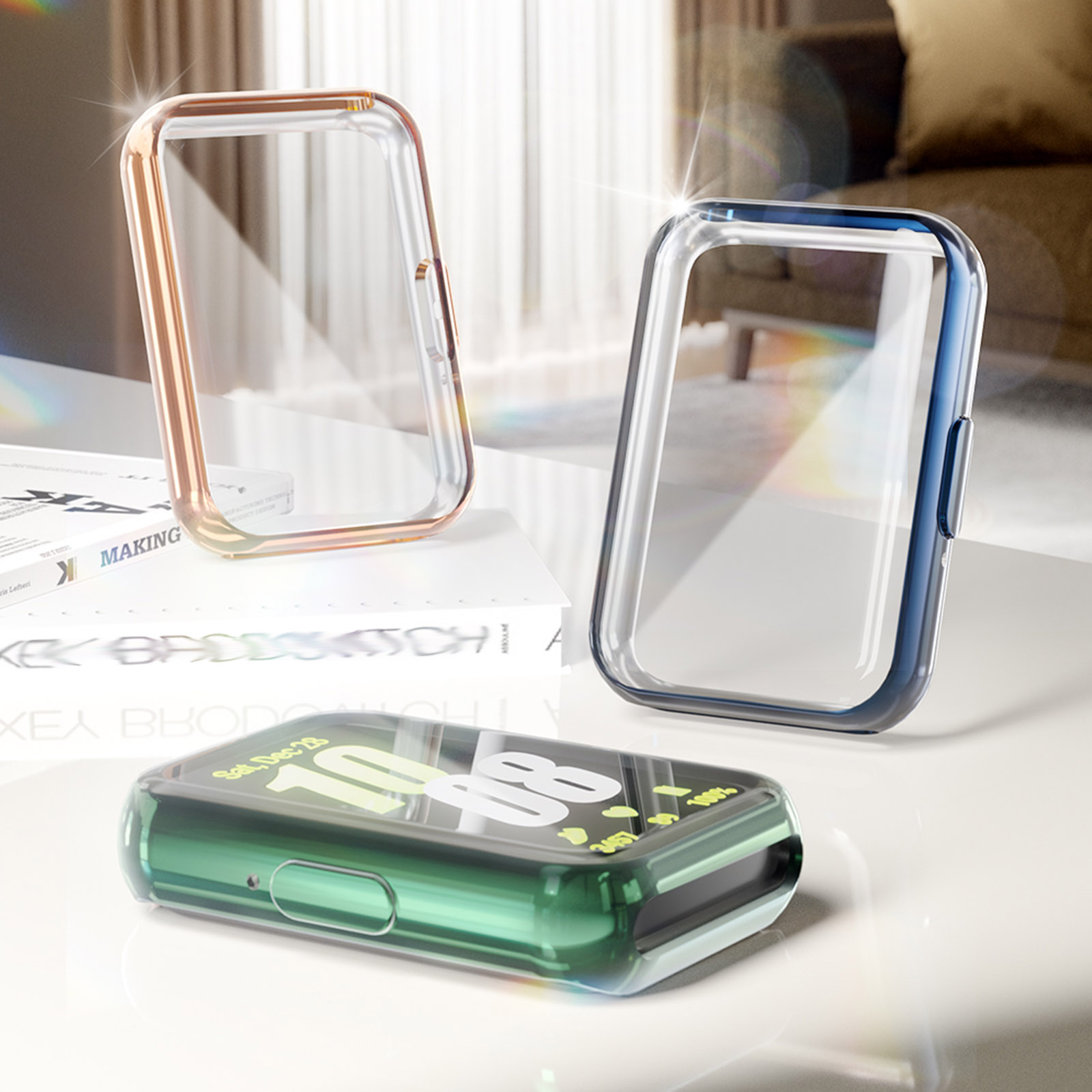 Cover for Samsung Galaxy Fit 3 - Smartwatch Watches Price 评论和价格