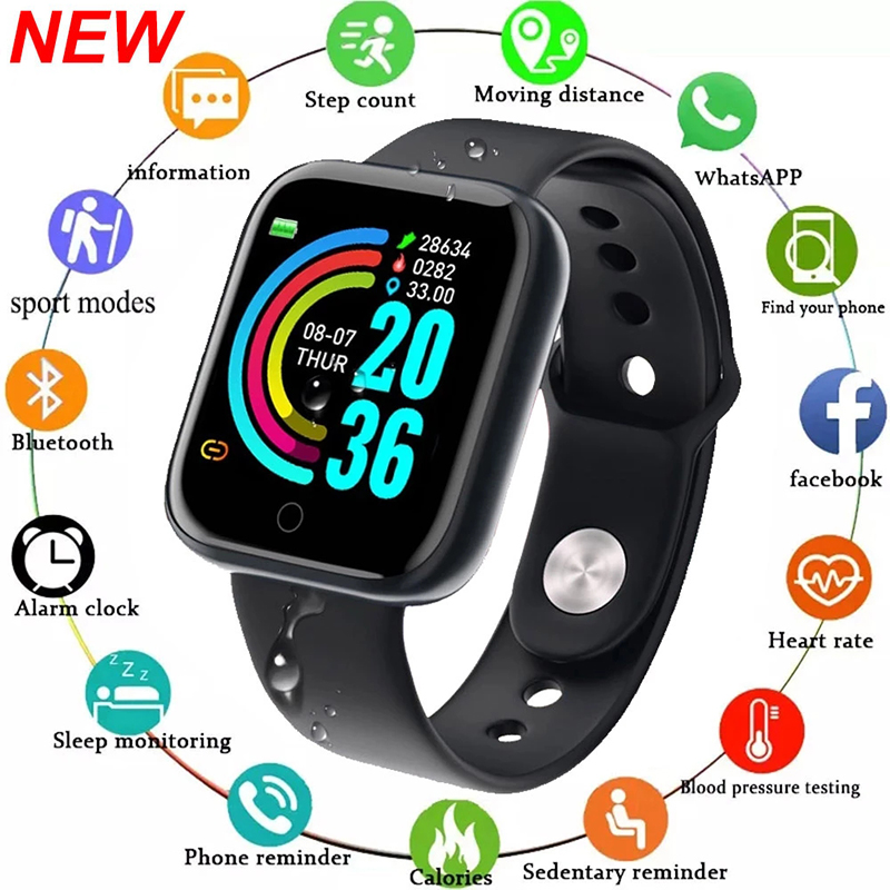 Y68 Smart Watch Men Women Hear - Watch Smart Y68 评论和价格