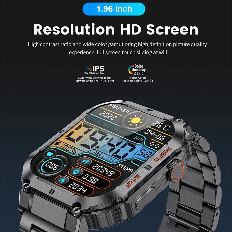 LIGE Outdoor Sports Fitness Sm - Smartwatch Watches For Mens 评论和价格