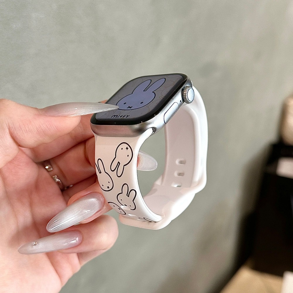 Cute Miffy Rabbit Cartoon Watc - Apple Watch Band 评论和价格