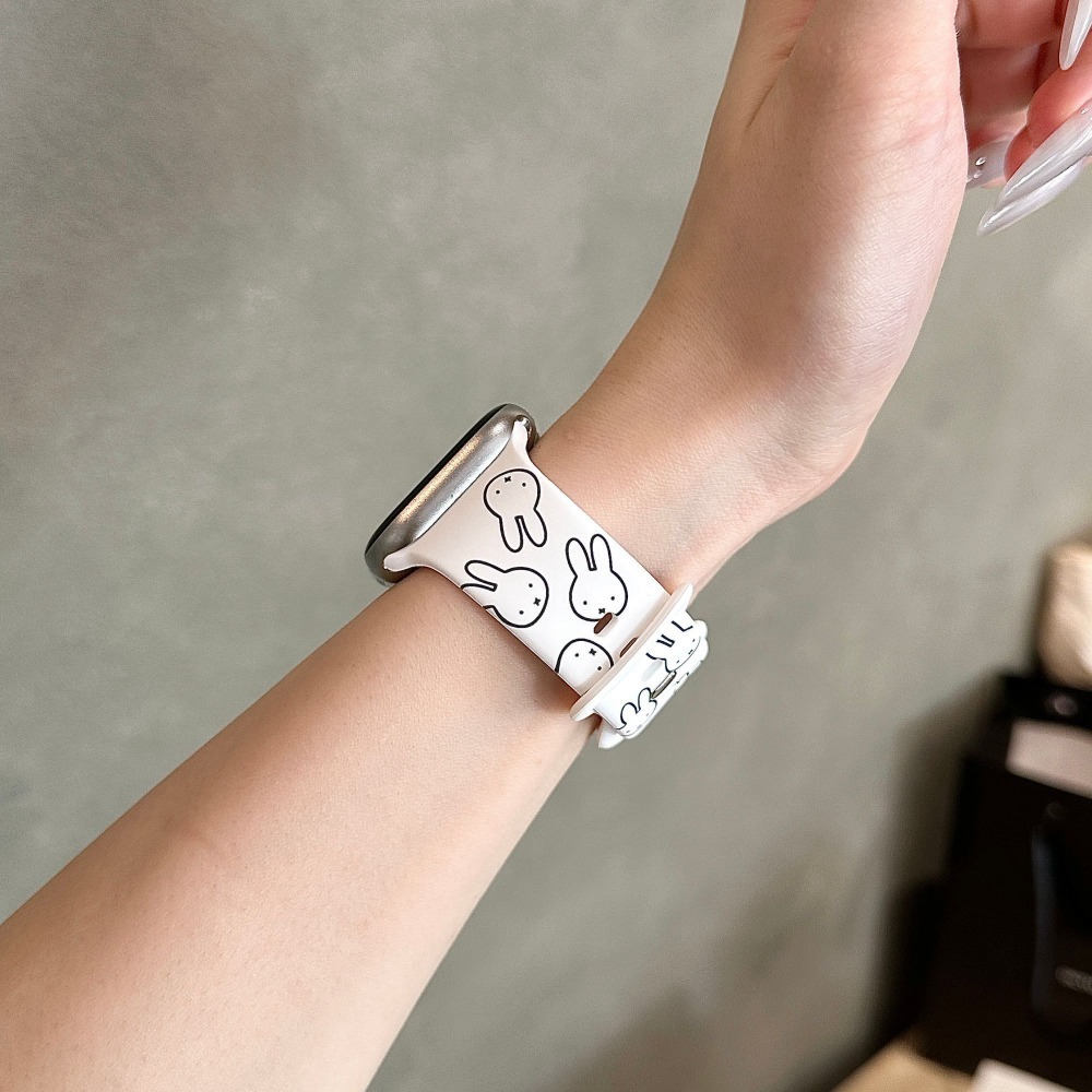 Cute Miffy Rabbit Cartoon Watc - Apple Watch Band 评论和价格