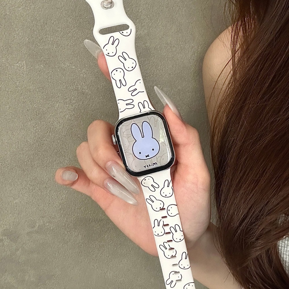 Cute Miffy Rabbit Cartoon Watc - Apple Watch Band 评论和价格