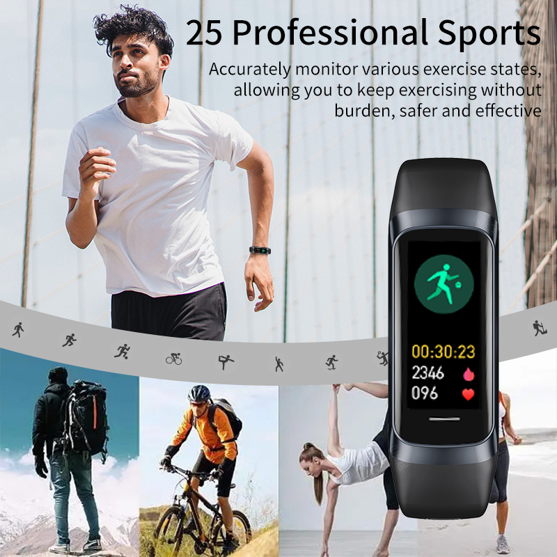 LIGE 1.1 Inch Amoled Heart Rat - Smartwatch Health Watches For Women 评论和价格
