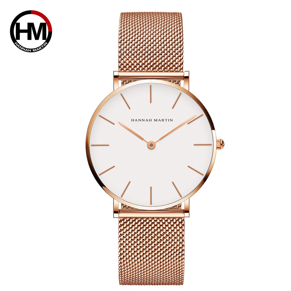 Hannah Martin Top Brand Luxury - Minimalist Thin Watch 评论和价格