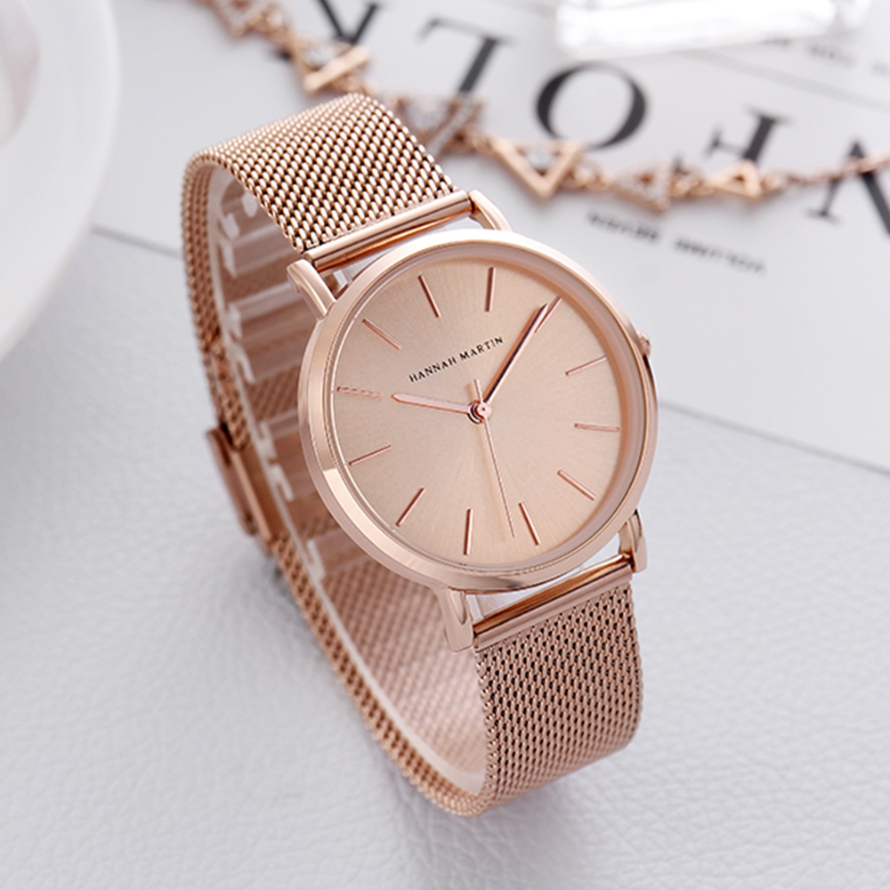 Hannah Martin Top Brand Luxury - Minimalist Thin Watch 评论和价格