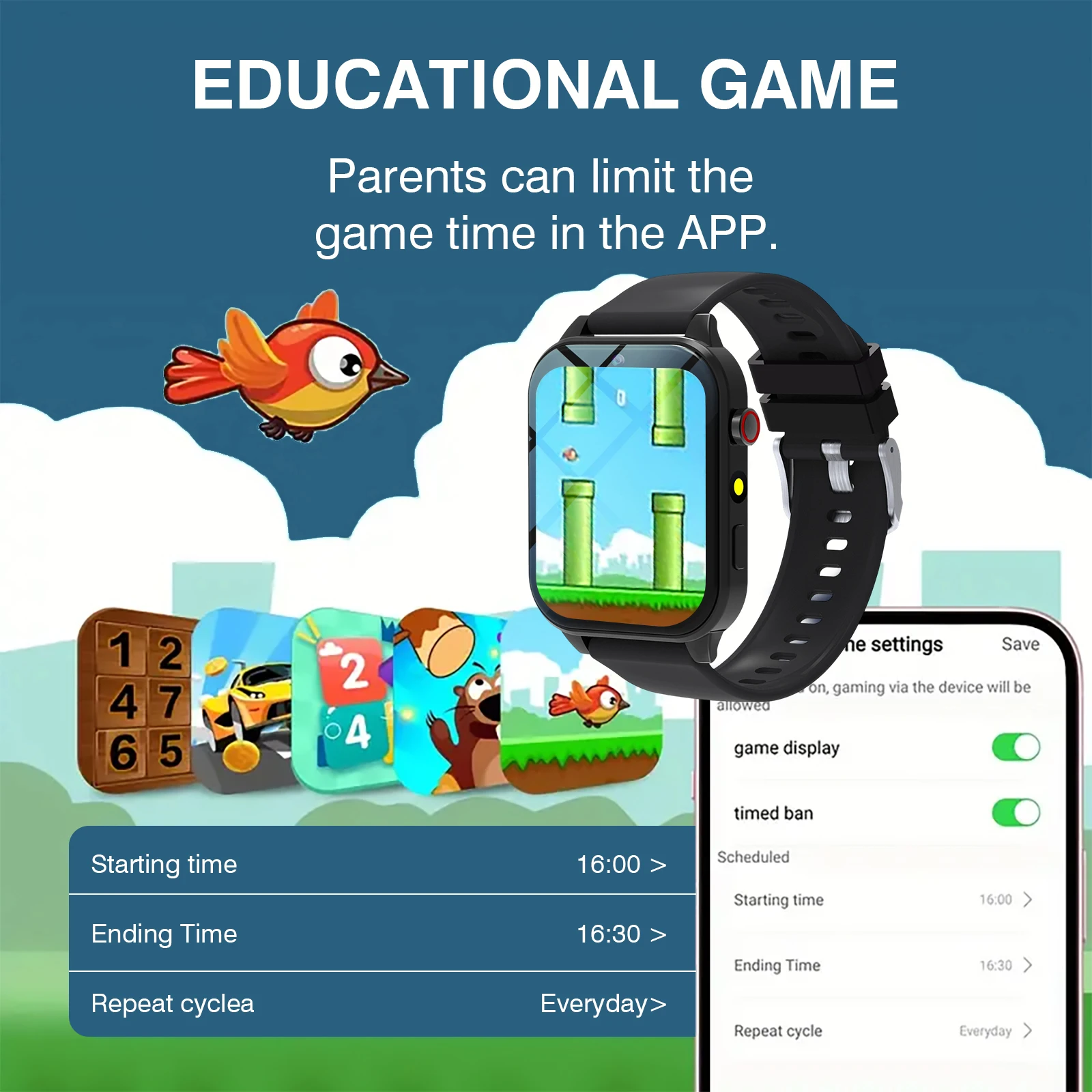 Kids′s Smart Watch 18 Games Ca - Smartwatch Digital Watches For Kid Girl 评论和价格