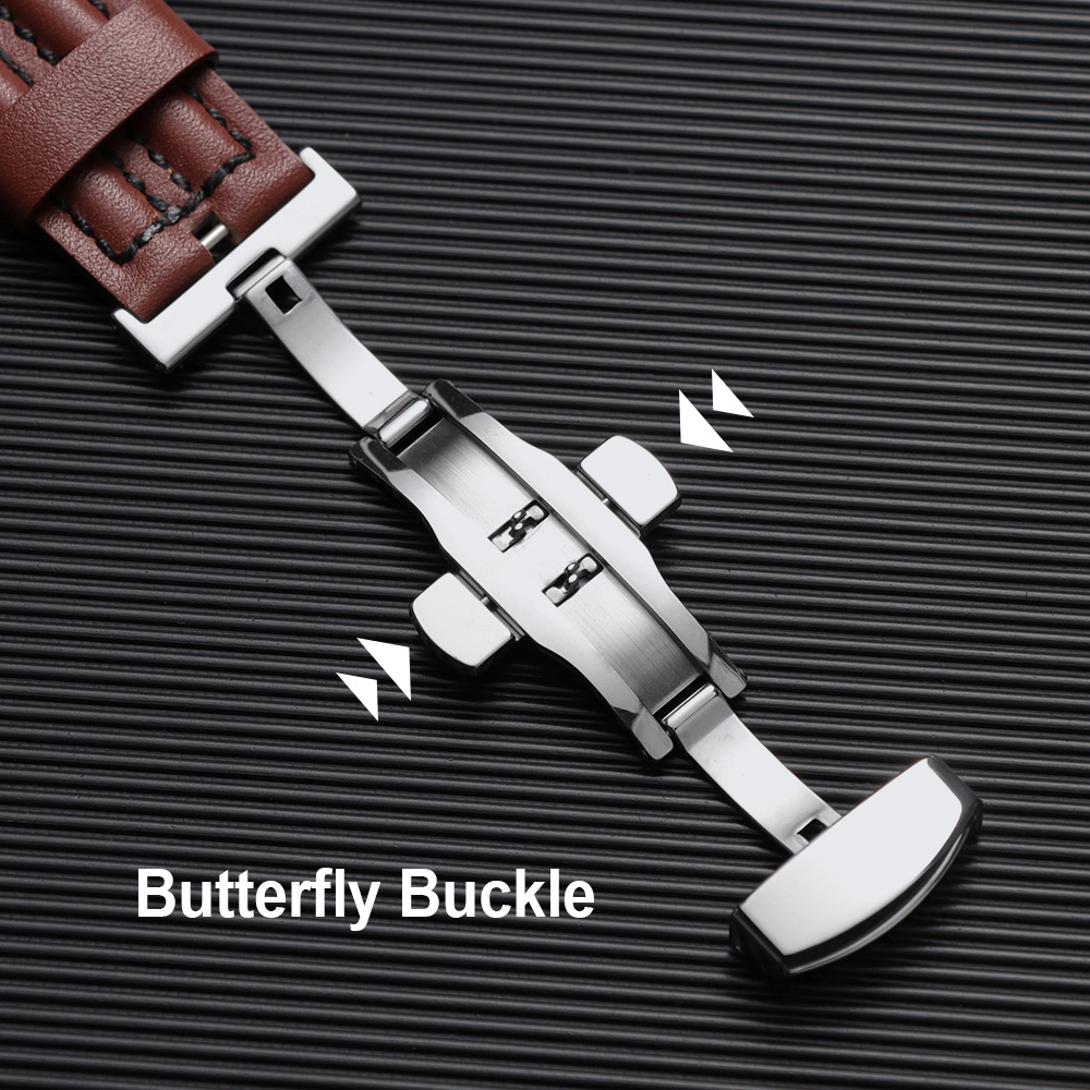 20mm 22mm Genuine Cowhide Watc - Seiko Watches Smartwatch 评论和价格