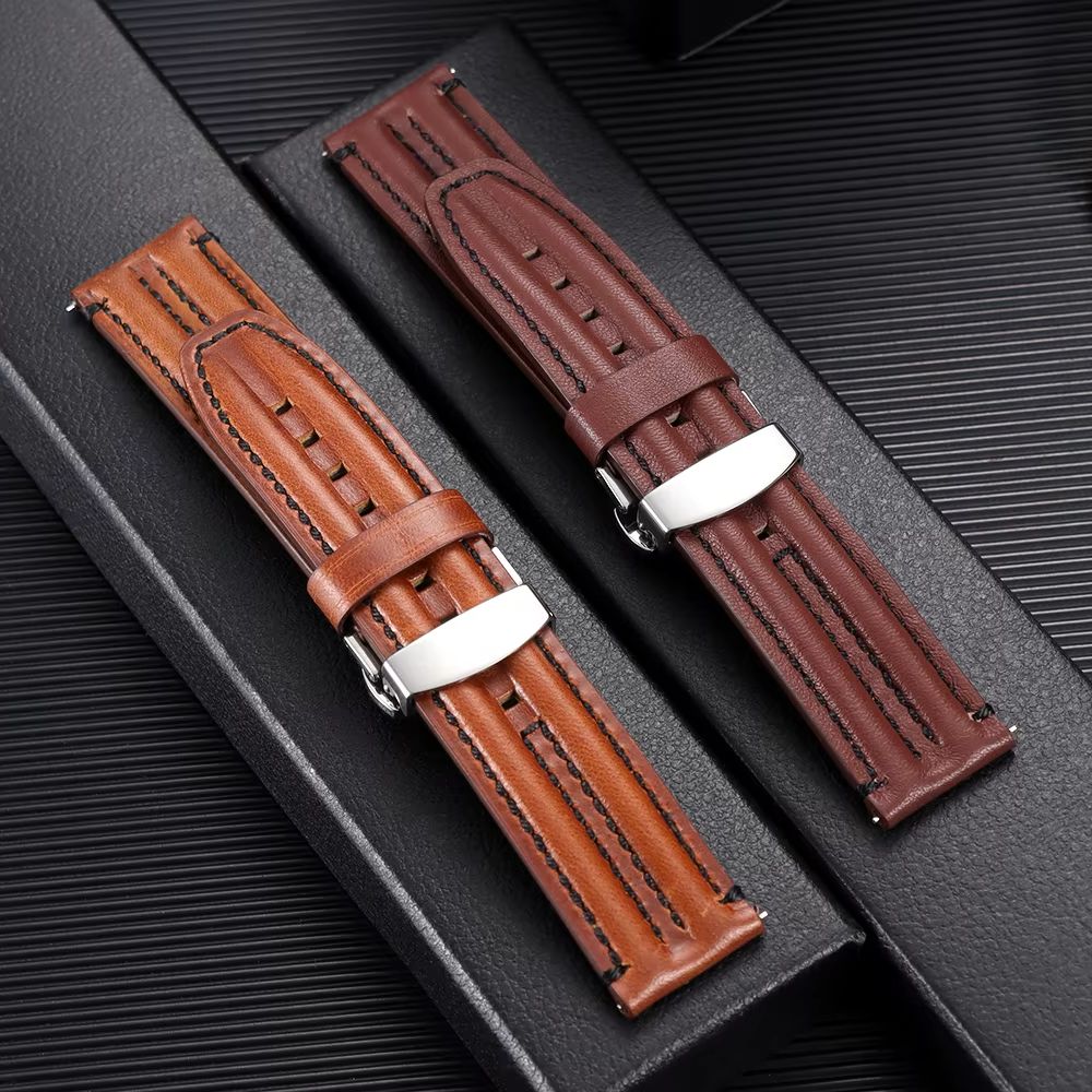 20mm 22mm Genuine Cowhide Watc - Seiko Watches Smartwatch 评论和价格