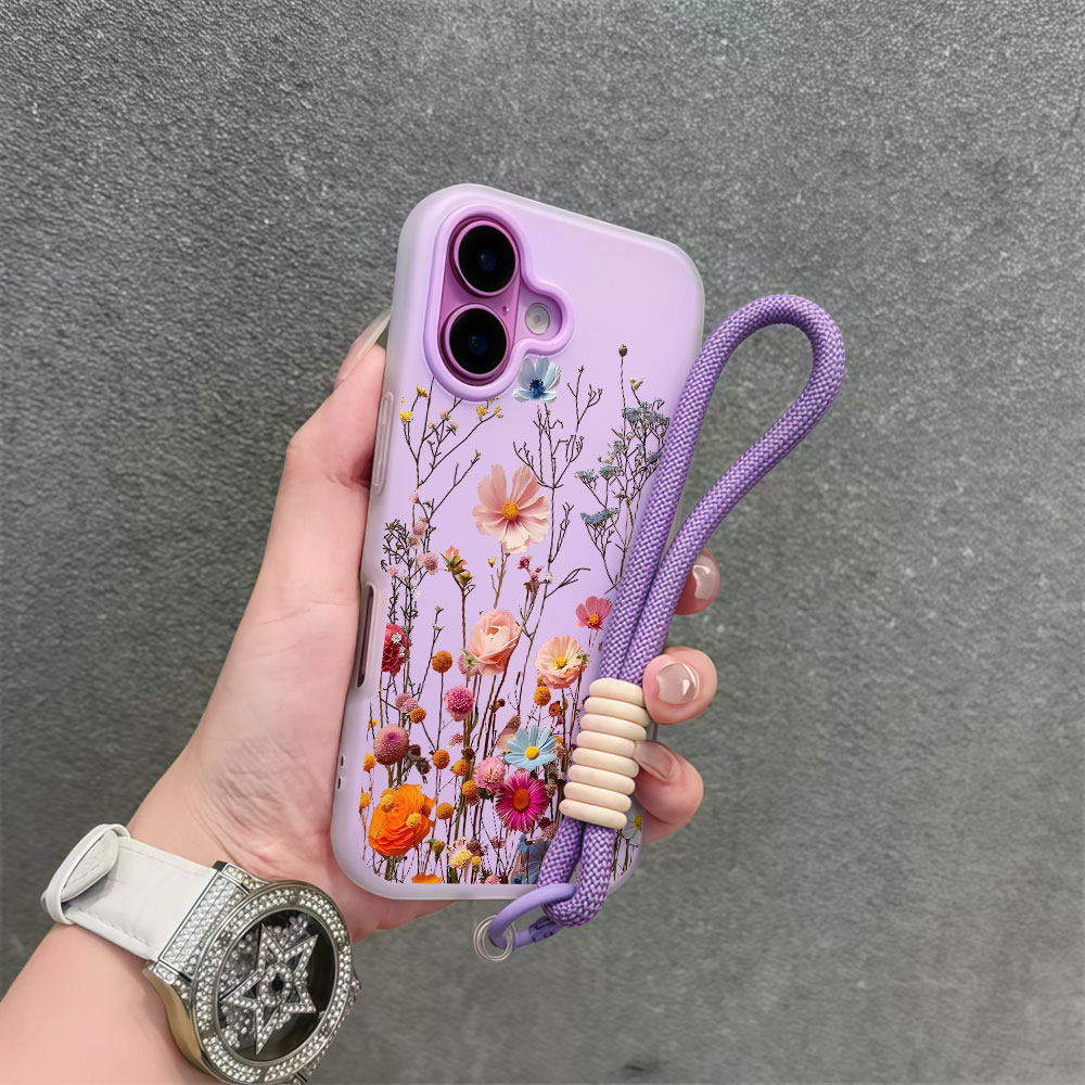 Lanyard Colorful Floral Phone  - Samsung Galaxy Strap 评论和价格