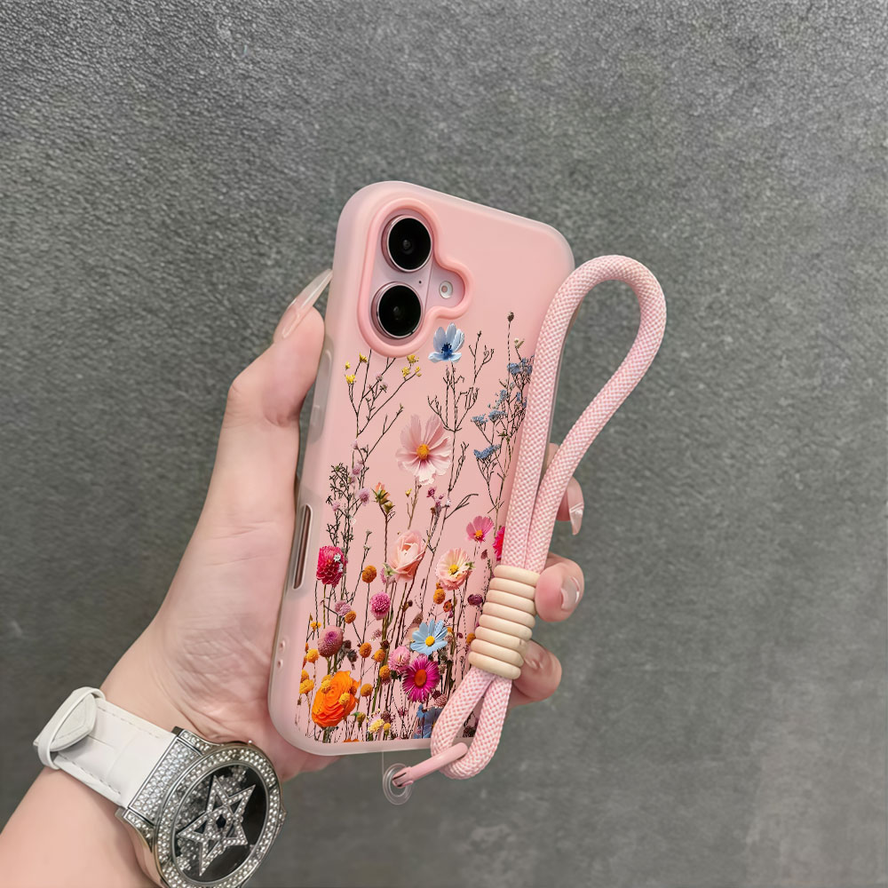 Lanyard Colorful Floral Phone  - Samsung Galaxy Strap 评论和价格