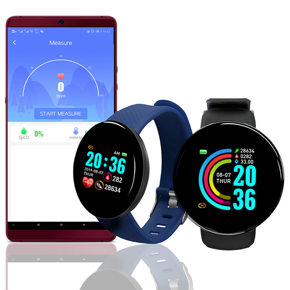 D18 Smart Watch Heart Rate Mon - Watch Smart Y68 评论和价格