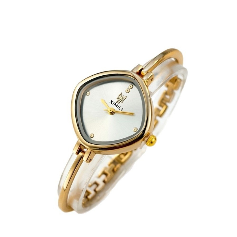 Solid Color Dial Square Bangle - Minimalist Thin Watch 评论和价格