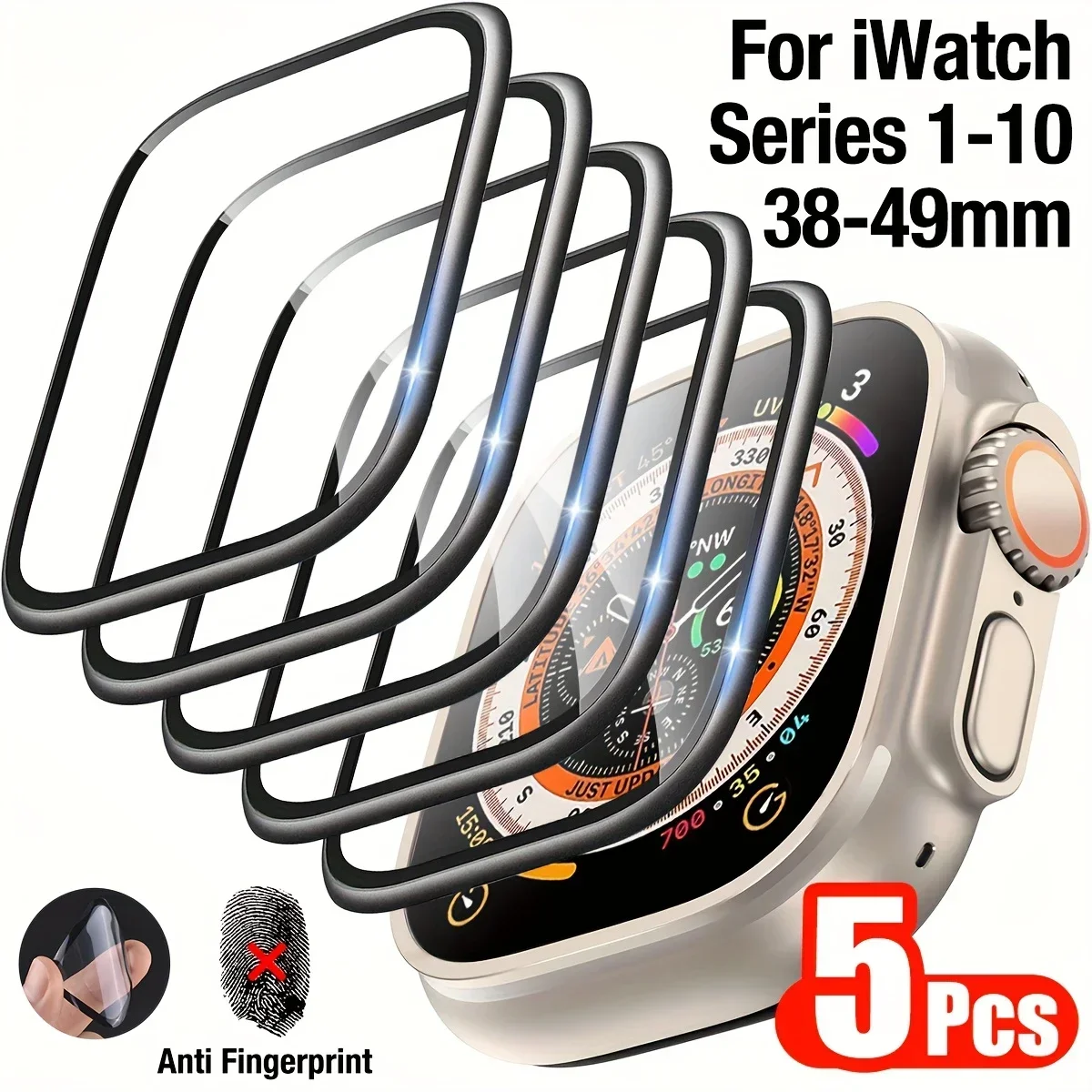 1-5pcs Anti-scratch Film For A - Apple Watch Band 评论和价格