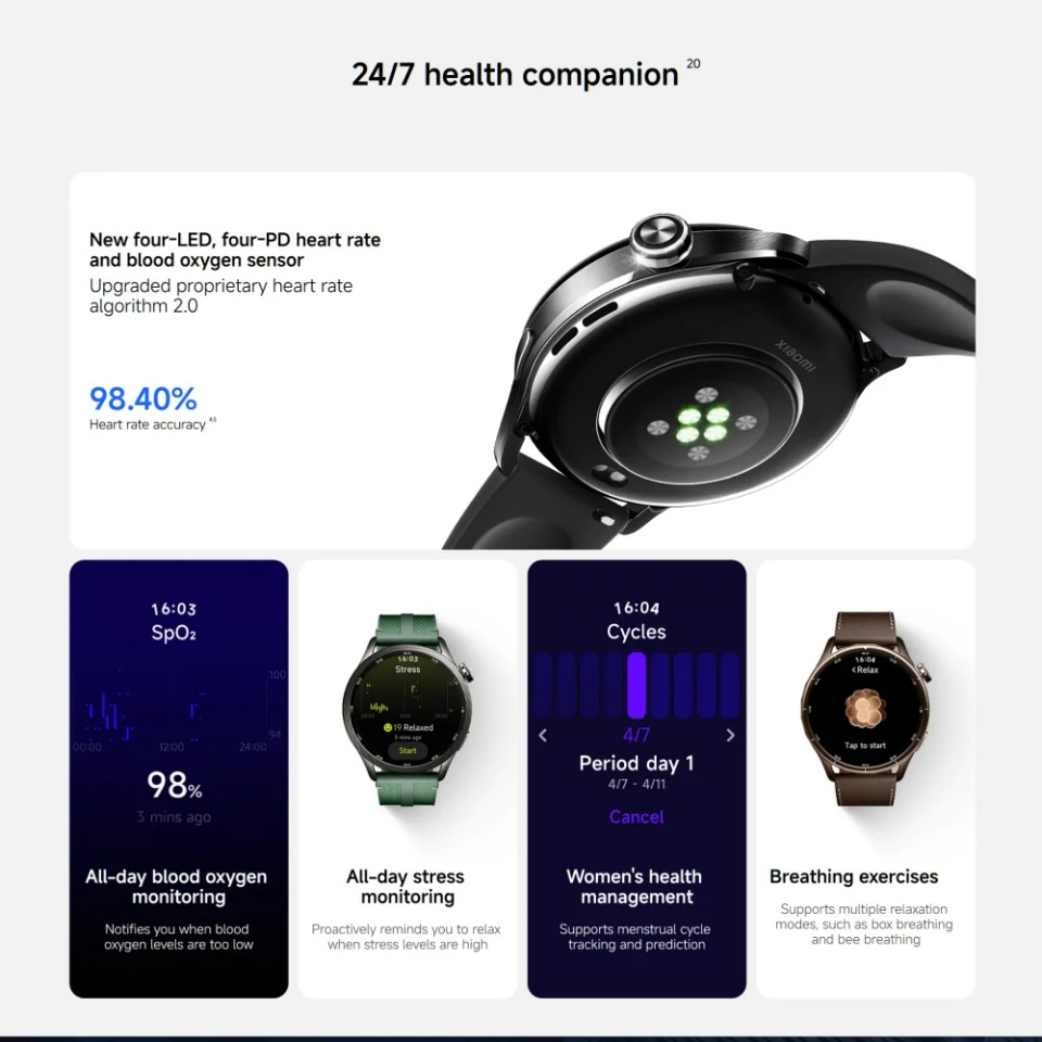 Global Version Xiaomi Watch S5 - Timex Watches Smartwatch 评论和价格