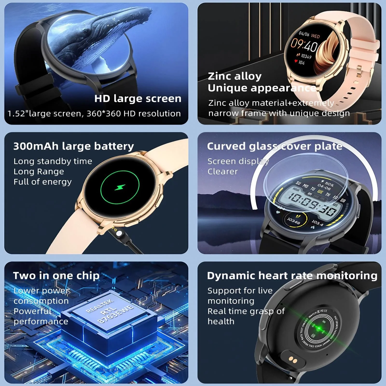 Women Smartwatch Waterproof He - Smartwatch Health Watches For Women 评论和价格