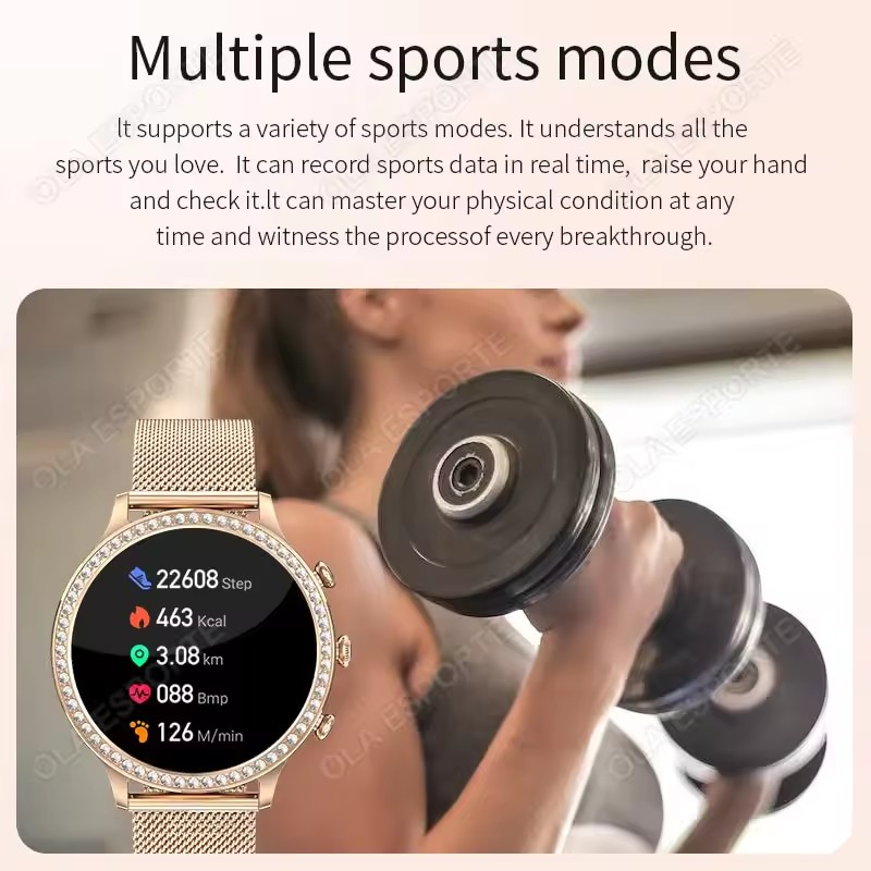 Elegant Ladies' Smartwatch Blu - Smartwatch Health Watches For Women 评论和价格