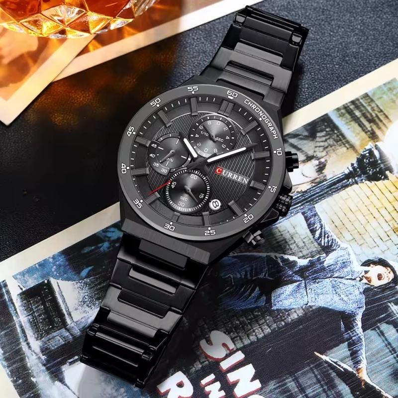 CURREN 8481 Luxury Quartz Watc - Couple Watches Smartwatch 评论和价格